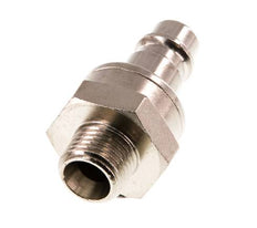 Laiton nickelé DN 7.2 (Euro) Bouchon de raccord d'air G 1/4 pouce mâle à double obturation