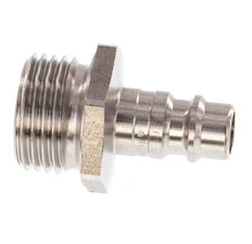 Acier inoxydable DN 7.2 (Euro) Coupleur d'air Bouchon G 1/2 pouce mâle