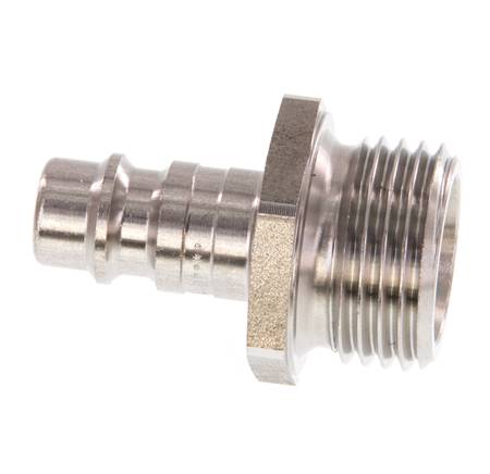 Acier inoxydable DN 7.2 (Euro) Coupleur d'air Bouchon G 1/2 pouce mâle