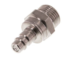 Acier inoxydable DN 7.2 (Euro) Coupleur d'air Bouchon G 1/2 pouce mâle à double obturation