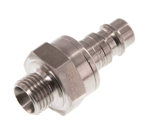 Acier inoxydable DN 7.2 (Euro) Bouchon de raccord d'air G 1/4 pouce mâle à double obturation