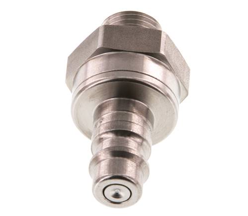 Acier inoxydable DN 7.2 (Euro) Bouchon de raccord d'air G 1/4 pouce mâle à double obturation