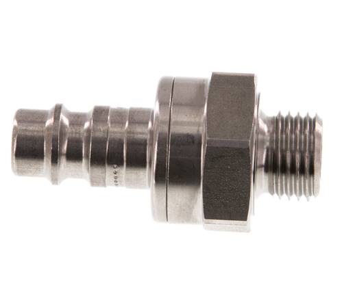 Acier inoxydable DN 7.2 (Euro) Bouchon de raccord d'air G 1/4 pouce mâle à double obturation