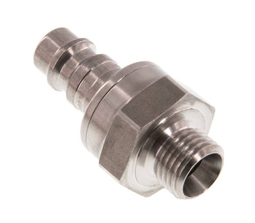 Acier inoxydable DN 7.2 (Euro) Bouchon de raccord d'air G 1/4 pouce mâle à double obturation