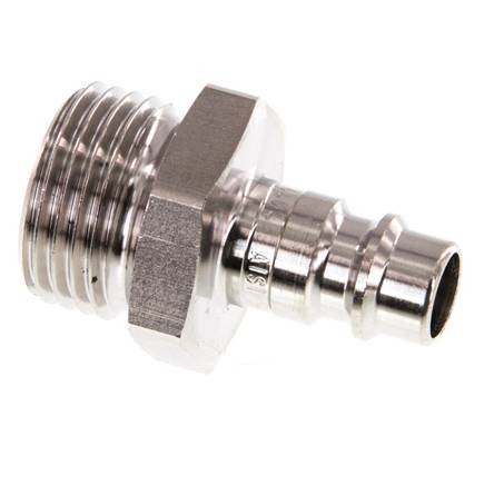 Acier inoxydable 316L DN 7.2 (Euro) Air Coupling Plug G 1/2 inch Male