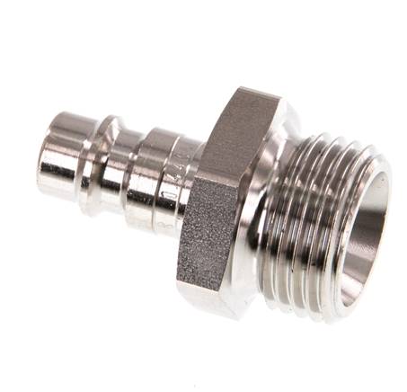 Acier inoxydable 316L DN 7.2 (Euro) Air Coupling Plug G 1/2 inch Male
