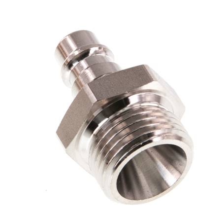 Acier inoxydable 316L DN 7.2 (Euro) Air Coupling Plug G 1/2 inch Male