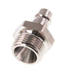 Acier inoxydable 316L DN 7.2 (Euro) Air Coupling Plug G 1/2 inch Male