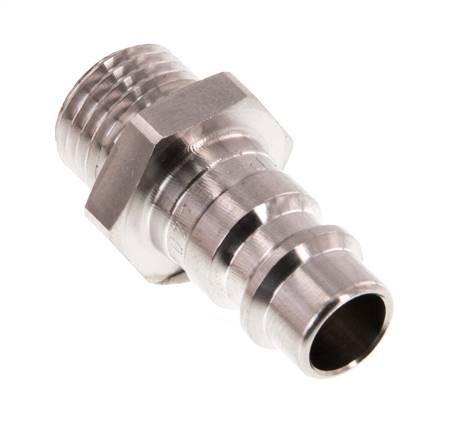 Acier inoxydable 316L DN 7.2 (Euro) Coupleur d'air Bouchon G 1/4 pouce mâle