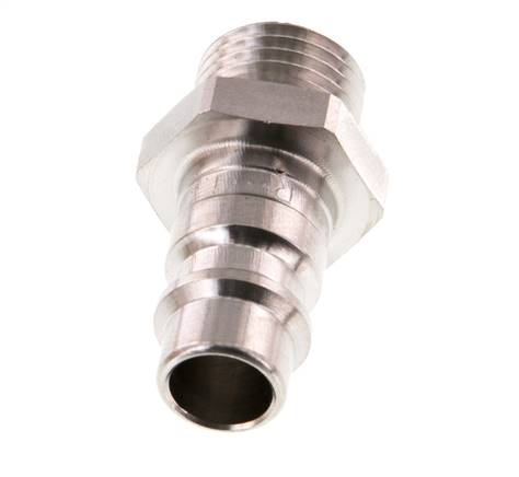 Acier inoxydable 316L DN 7.2 (Euro) Coupleur d'air Bouchon G 1/4 pouce mâle