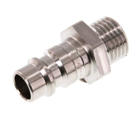 Acier inoxydable 316L DN 7.2 (Euro) Coupleur d'air Bouchon G 1/4 pouce mâle