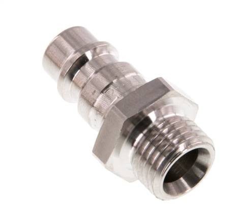Acier inoxydable 316L DN 7.2 (Euro) Coupleur d'air Bouchon G 1/4 pouce mâle