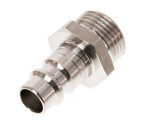 Acier inoxydable 316L DN 7.2 (Euro) Coupleur d'air Bouchon G 3/8 pouce mâle
