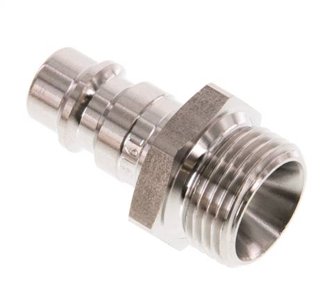 Acier inoxydable 316L DN 7.2 (Euro) Coupleur d'air Bouchon G 3/8 pouce mâle