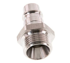 Acier inoxydable 316L DN 7.2 (Euro) Coupleur d'air Bouchon G 3/8 pouce mâle