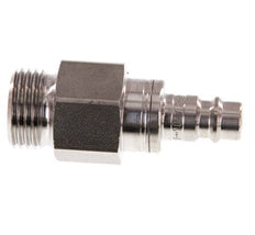 Acier inoxydable 316L DN 7.2 (Euro) Coupleur d'air Bouchon G 1/2 pouce mâle à double obturation
