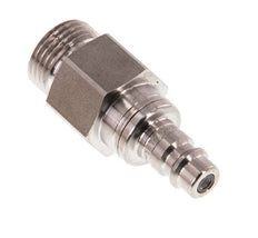 Acier inoxydable 316L DN 7.2 (Euro) Coupleur d'air Bouchon G 1/2 pouce mâle à double obturation