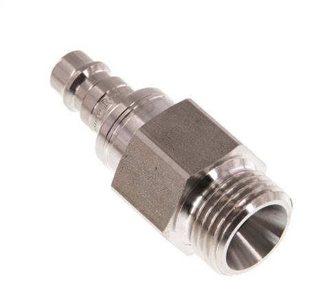 Acier inoxydable 316L DN 7.2 (Euro) Coupleur d'air Bouchon G 1/2 pouce mâle à double obturation