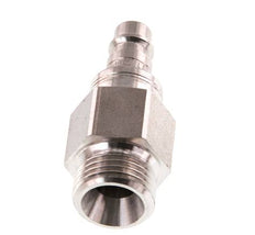 Acier inoxydable 316L DN 7.2 (Euro) Coupleur d'air Bouchon G 1/2 pouce mâle à double obturation