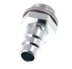 Hardened steel DN 7.2 (Euro) Air Coupling Plug G 3/8 inch Male [2 Pieces]