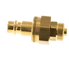 Laiton DN 7.2 (Euro) Coupleur d'air Bouchon 6x8 mm Écrou-union Double obturation