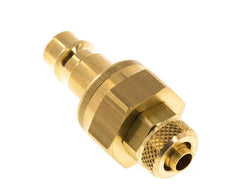 Laiton DN 7.2 (Euro) Coupleur d'air Bouchon 6x8 mm Écrou-union Double obturation