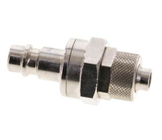 Laiton nickelé DN 7.2 (Euro) Coupleur d'air Bouchon 8x10 mm Écrou-raccord Double obturation