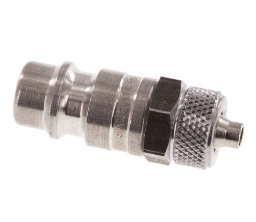 Acier inoxydable DN 7.2 (Euro) Bouchon d'accouplement d'air 4x6 mm Écrou-raccord