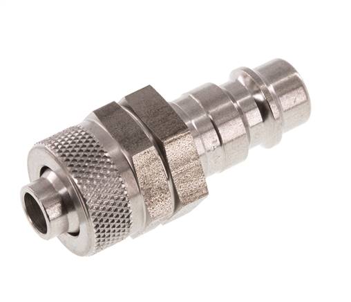 Acier inoxydable DN 7.2 (Euro) Bouchon de raccord d'air 8x10 mm Écrou-raccord