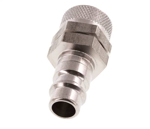 Acier inoxydable DN 7.2 (Euro) Bouchon de raccord d'air 8x10 mm Écrou-raccord