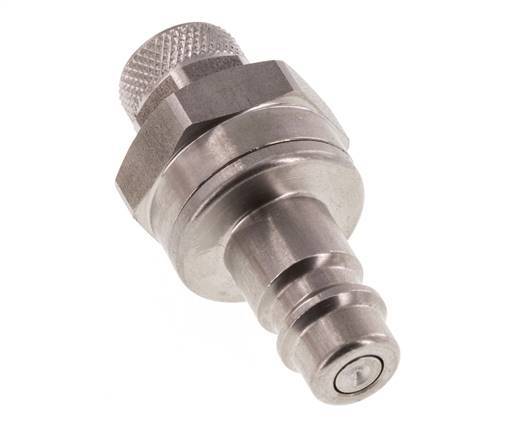 Acier inoxydable DN 7.2 (Euro) Coupleur d'air Bouchon 6x8 mm Écrou-raccord Double obturation