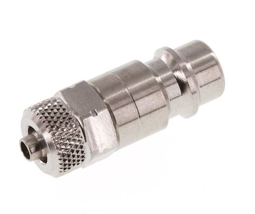 Acier inoxydable 316L DN 7.2 (Euro) Bouchon de raccord d'air 4x6 mm Écrou-raccord