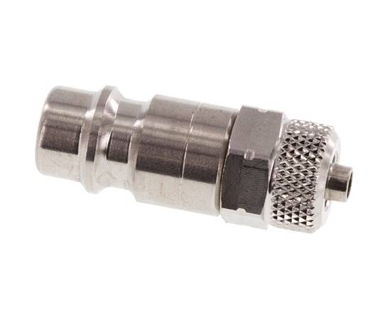 Acier inoxydable 316L DN 7.2 (Euro) Bouchon de raccord d'air 4x6 mm Écrou-raccord