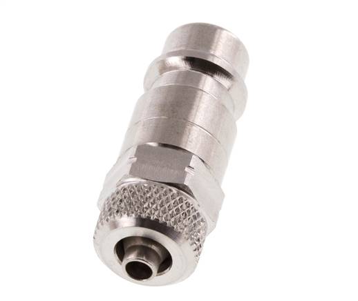 Acier inoxydable 316L DN 7.2 (Euro) Bouchon de raccord d'air 4x6 mm Écrou-raccord