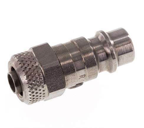 Acier inoxydable 316L DN 7.2 (Euro) Bouchon de raccord d'air 6x8 mm Écrou-raccord