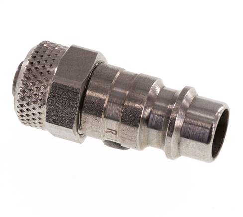 Acier inoxydable 316L DN 7.2 (Euro) Bouchon de raccord d'air 6x8 mm Écrou-raccord