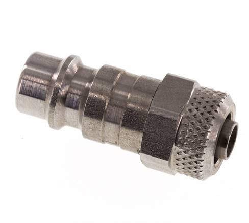 Acier inoxydable 316L DN 7.2 (Euro) Bouchon de raccord d'air 6x8 mm Écrou-raccord