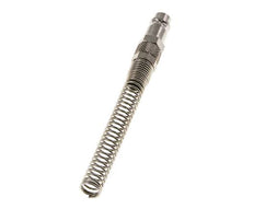 Laiton nickelé DN 7.2 (Euro) Raccord d'air Bouchon 6x8 mm Écrou-raccord Bend-Protect