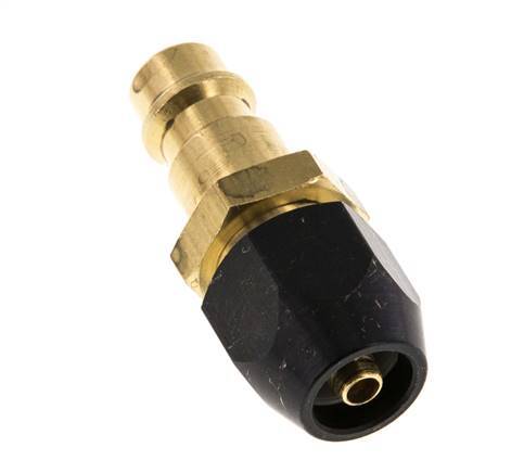 Laiton DN 7.2 (Euro) Coupleur d'air Bouchon 4x10 mm Écrou-union