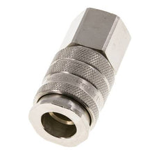 Laiton nickelé Coupleur pneumatique DN 10 Douille G 1/4 pouce Femelle