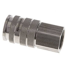 Coupleur d'air DN 10 en acier inoxydable Douille G 1/2 pouce femelle double obturation