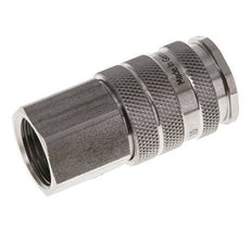 Coupleur d'air DN 10 en acier inoxydable Douille G 1/2 pouce femelle double obturation