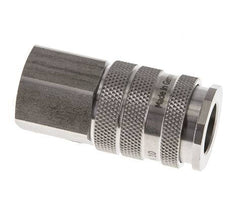 Coupleur d'air DN 10 en acier inoxydable Douille G 1/2 pouce femelle double obturation