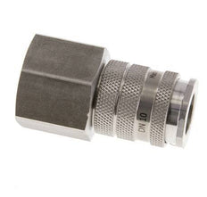 Coupleur d'air DN 10 en acier inoxydable Douille G 3/4 pouce femelle à double obturation
