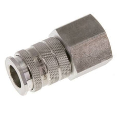 Coupleur d'air DN 10 en acier inoxydable Douille G 3/4 pouce femelle à double obturation