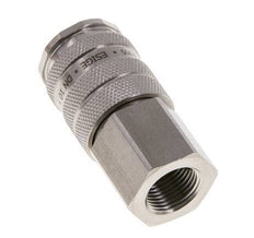 Acier inoxydable DN 10 Coupleur d'Air Douille G 3/8 pouce Femelle Double obturation