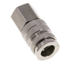 Acier inoxydable DN 10 Coupleur d'Air Douille G 3/8 pouce Femelle Double obturation