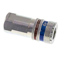 Acier/laiton DN 10.4 Coupleur aérien de sécurité Douille G 3/8 pouce Femelle