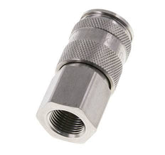 Acier inoxydable 316L DN 10 Coupleur d'Air Douille G 3/8 pouce Femelle Double obturation