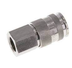 Acier inoxydable 316L DN 10 Coupleur d'Air Douille G 3/8 pouce Femelle Double obturation